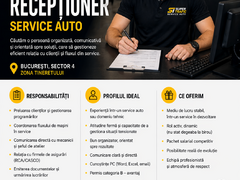 Consilier receptie service auto in domeniul daunelor auto si mecanica